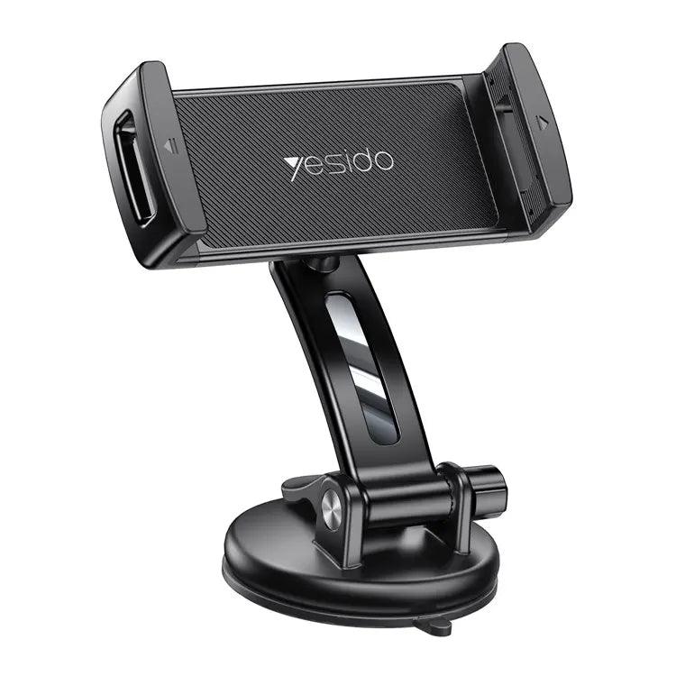 YESIDO C171 Suction Cup Mount Car Holder Dashboard Bracket for Phone and Tablet 4.7-12 Inch - Miles Telecom Trading LLC YESIDO C171 Suction Cup Mount Car Holder Dashboard Bracket for Phone and Tablet 4.7-12 Inch - Miles Telecom Trading LLC